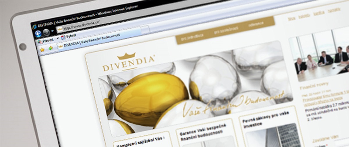 Divendia - homepage